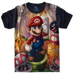 Camiseta Super Mario Bros S-531