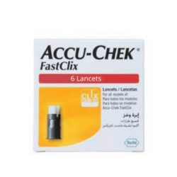 Lancetas Accu-chek Fastclix c/ 6 Unidades