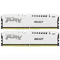 Memória Kingston Fury Beast 32GB 2x16GB DDR5 6000MHz CL40 White - KF560C40BWK2-32