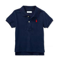 Camisa Infantil Polo Ralph Lauren Baby Azul Marinho