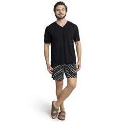 Pijama de Viscolycra Curto Shorts Estampado - Inspirate