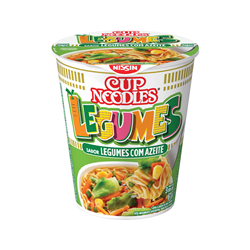 Cup Noodles sabor Legumes Com Azeite Nissin 67g
