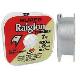 Linha Monofilamento Super Raiglon 0,91mm 30 0 100m Cor: Branca