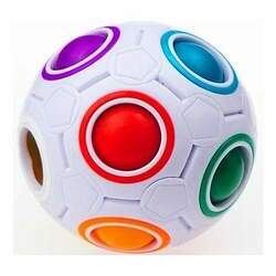 Fidget Toy Puzzle Ball Rainbow Ball Moyu 12 Furos Profissional
