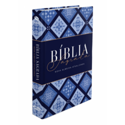 Bíblia Sagrada NAA - Coleção Portugalia - Azul