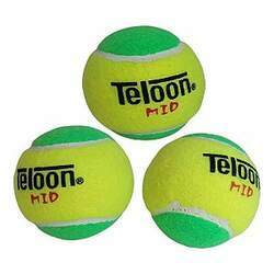 Kit 3 Bolas de Tênis ITF Teloon Stage 1 Treino MID VD/AM - OA502 - EXCLUSIVIDADE E LANÇAMENTO