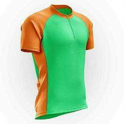 Camisa para Ciclismo AX Esportes Verde e Laranja